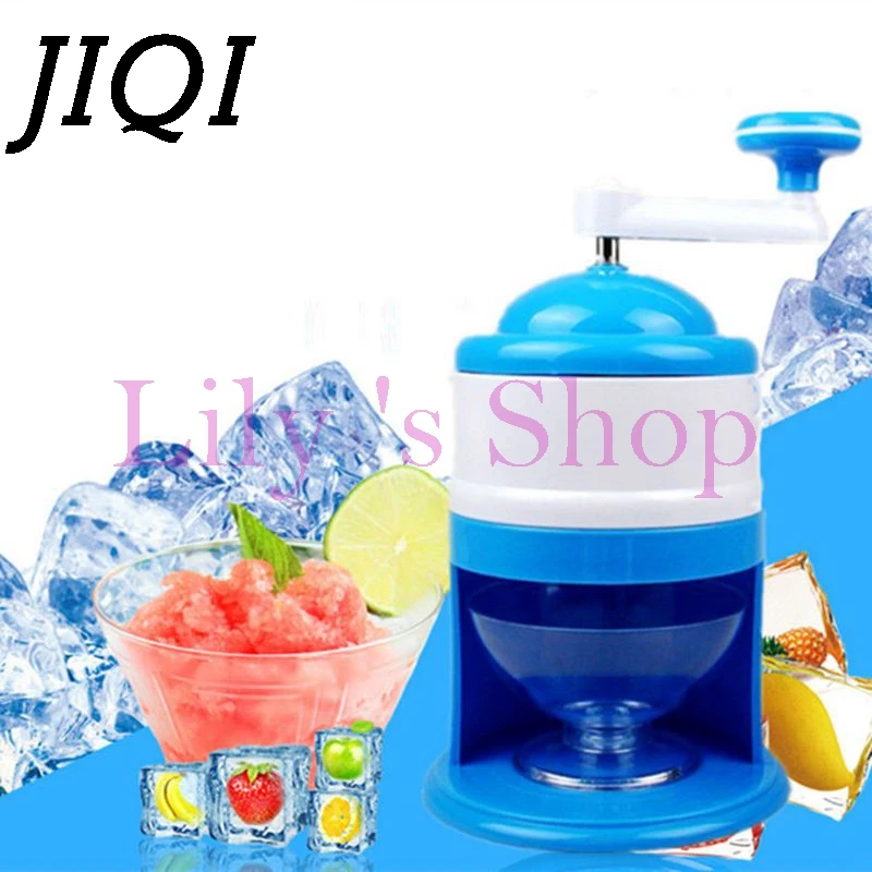 

Handle DIY Ice Crusher Manual Multifunction Portable Ice slush Maker home Snow Cone Smoothie Ice Block Making Machine Ice Shaver