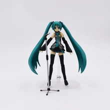 Buy Japanese Anime Hatsune Miku Action Figure 13cm Cute Miku Model Doll kids Collection Toys Free Shipping