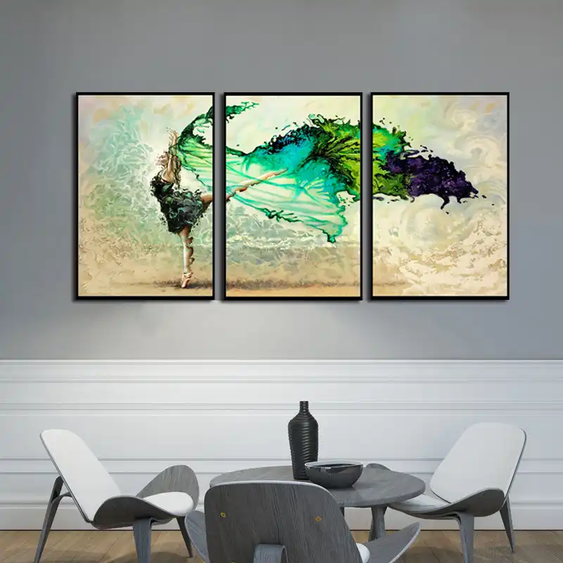 Top Sale 3 Pcs Set Poster Wall Art Modular Paintings For Kitchen Wall Pictures Living Room Canvas Painting No Framed Painting Calligraphy Aliexpress