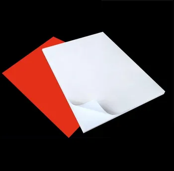 

50Sheets 50 Sheets High Quality Waterproof Self Adhesive A4 Blank White/Red Vinyl Sticker Label Paper For Laser Printer