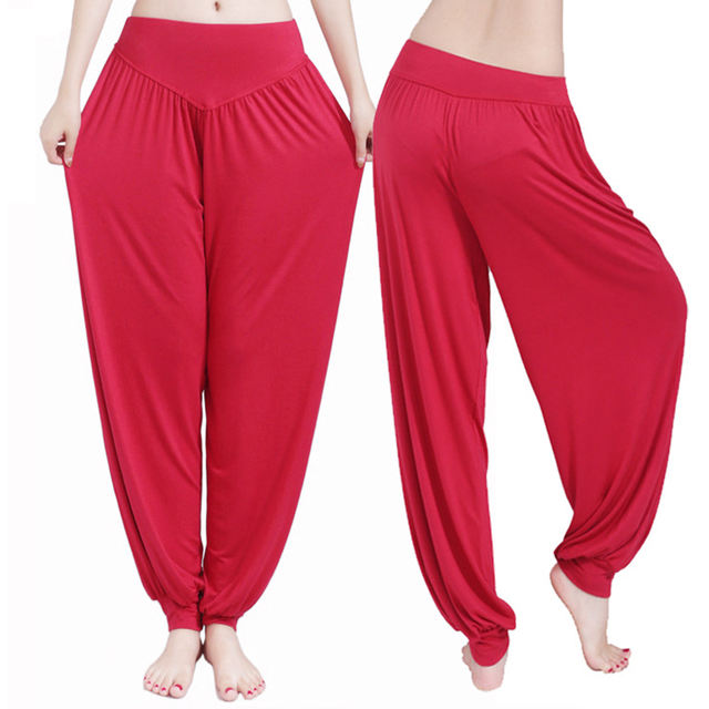 13 Colors Wide Leg Yoga Pants Plus Size Women Loose Pants Long Trousers for Yoga Dance S M L XL XXL XXXL Soft Modal Home Pants