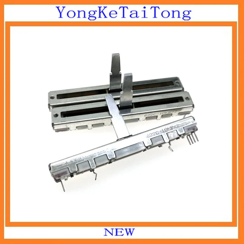 

3PCS 5PCS/LOT ALPS 6CM B10KX2 10K DJM600 600 439C-10KBX2 Slide Potentiometer