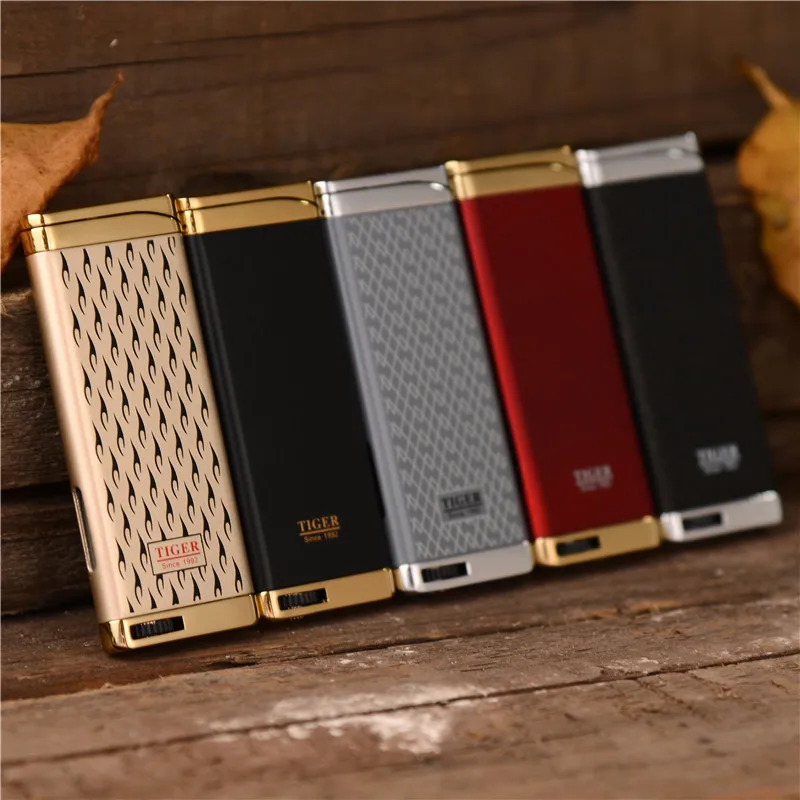 Ultra thin windproof metal lighter,Metallic gas lightersHousehold Merchandises,Lighters