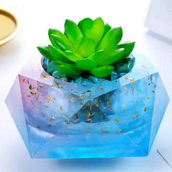 

Silicone Cement Molds Flowerpot Mould Succulent Plants Cement Mould for pots Concrete Plant Clay Molds