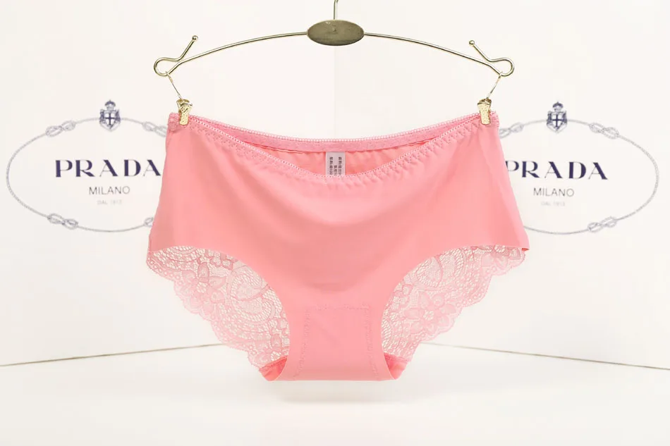Women Sexy Lace Briefs Fabric Ultra-thin Comfort Underwear Seamless Panties for Women Underpants Cotton Lingerie Knickers  42