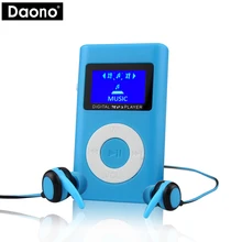 Мини USB MP3-плеер ЖК-экран Поддержка 32 ГБ Micro SD TF слот для карт цифровой MP3 музыкальный плеер