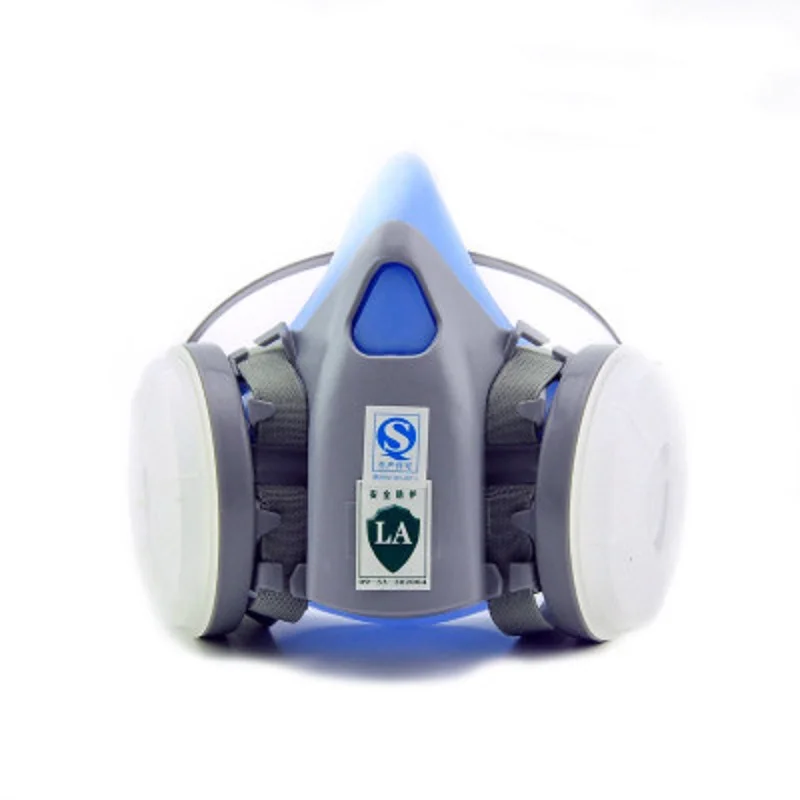 

Dust Mask Respirator Safety Silica Gel Mask Industrial Protective Dust-proof Downward Valve Mining Operation Polishing