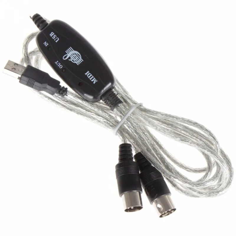 2019 Эдал хороший горячий 5-контактный кабель MIDI линии музыкальный редактор миди USB кабельная Клавиатура кабель D66 Новый