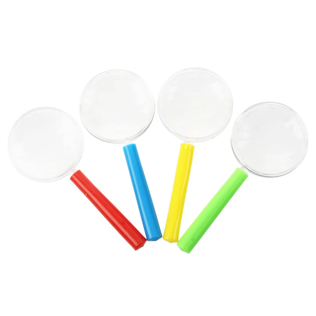 

FBIL- 4pcs plastic mini magnifying glass children's toys