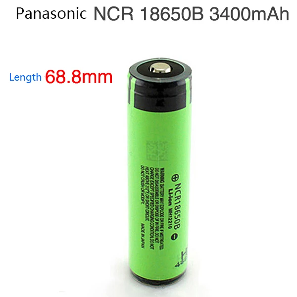 2 шт. новинка для Panasonic 18650 3400 mAh NCR18650B 3,7 Li-Ion Rechargebale PCB