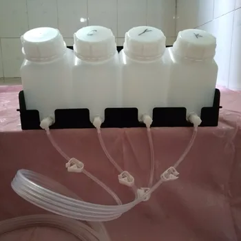 

digital textile printer 4color solvent inks 1.5L big sub ink tank adapter big ink box bulk ink system for 4*3mm or 5*3mm tube
