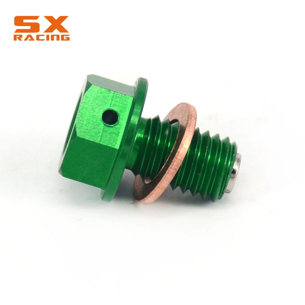 

M10*1.5 Magnetic Frame Oil Drain Plug Bolt Screw For KAWASAKI KX65 KX85 KX100 KX250 KX250F KX450F KLX250 D Tracker KLX230 300R