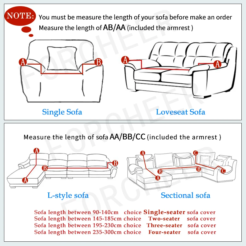 Soild Color Tight All Inclusive Sofa Cover Stretch Sofa Slipcover