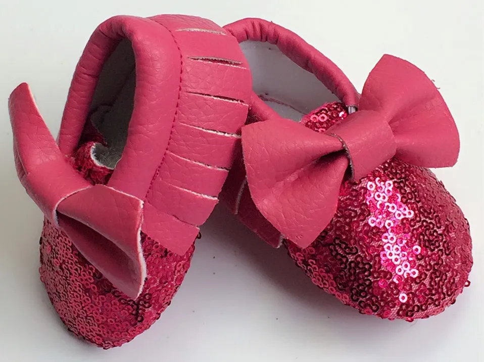 Новые 8-Цвета кисточкой Кожа Обувь для младенцев Bling Мокасины маленьких Обувь унисекс новорожденных Обувь для младенцев Обувь для малышей