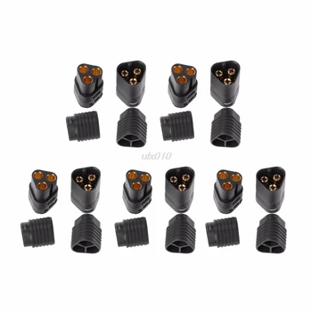 

5Pairs MT60 3.5mm 3 Pole Bullet Connector Plug Male & Female For RC ESC to Motor Jan Whosale&DropShip