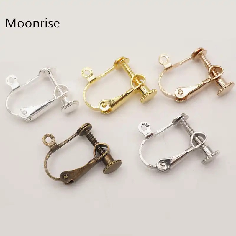 Evelots 12 Piece Gold Clip On Earring Converter Turn Any Post Stud Into Clip On In The Uae See Prices Reviews And Clip On Earrings Earings Piercings Jewelry