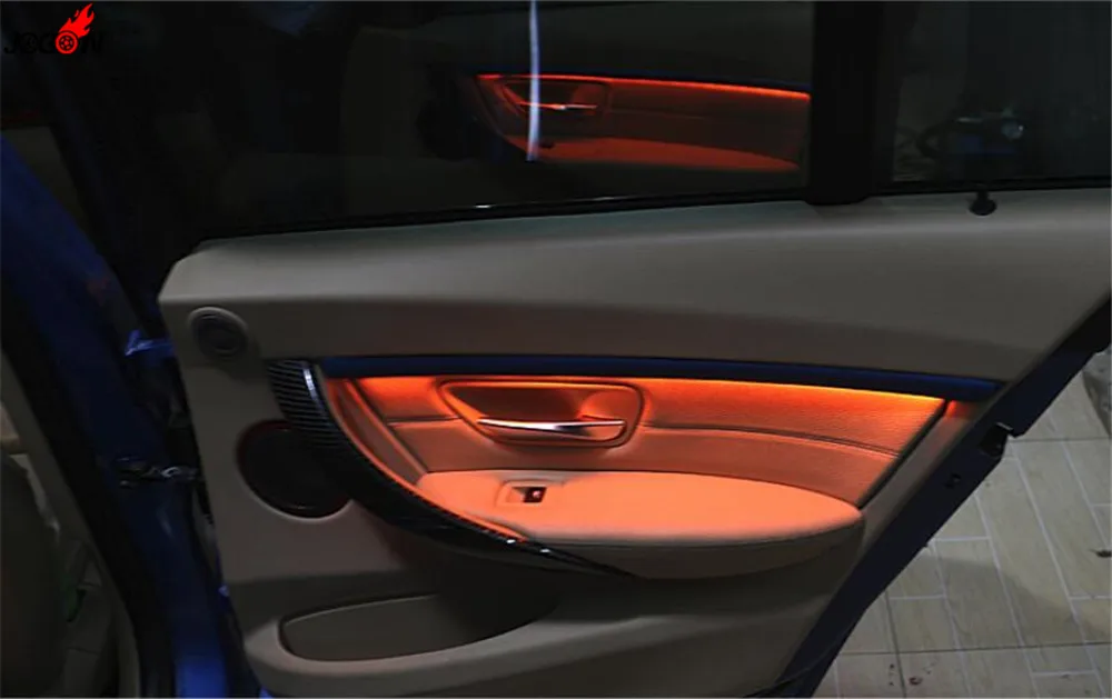 С подсветкой Led двойной цвет переменного тока/Радио отделка Модифицированная дверь Панель декоративный свет для BMW 3 серии F30 F31 2012