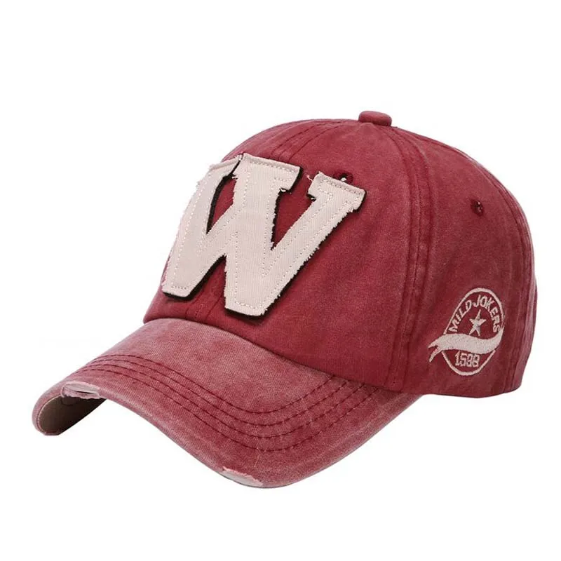 1Pcs 2019 Kapas Huruf W Topi Bisbol 