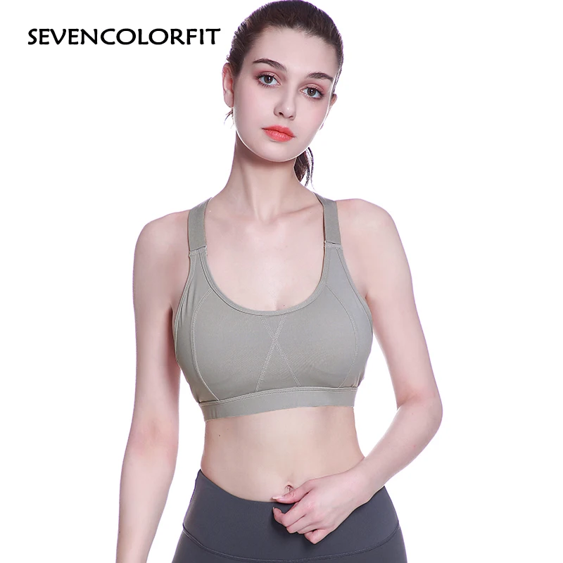 Sevencolorfit спортивный бюстгальтер с защитой от провисания, ударопрочный бесшовный топ, мягкий женский бюстгальтер, спортивный бюстгальтер для йоги, фитнеса, бега