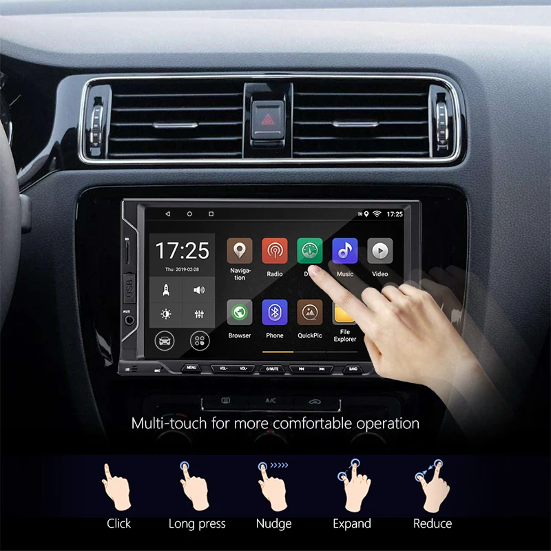 Cheap Jansite 7" Two Din Car multimedia Android 8.1 player Touch screen GPS Navigation Mirror-link for iPhone audio RAM 2G With U Disk 2 Cheap Jansite 7" Two Din Car multimedia Android 8.1 player Touch screen GPS Navigation Mirror-link for iPhone audio RAM 2G With U Disk 2