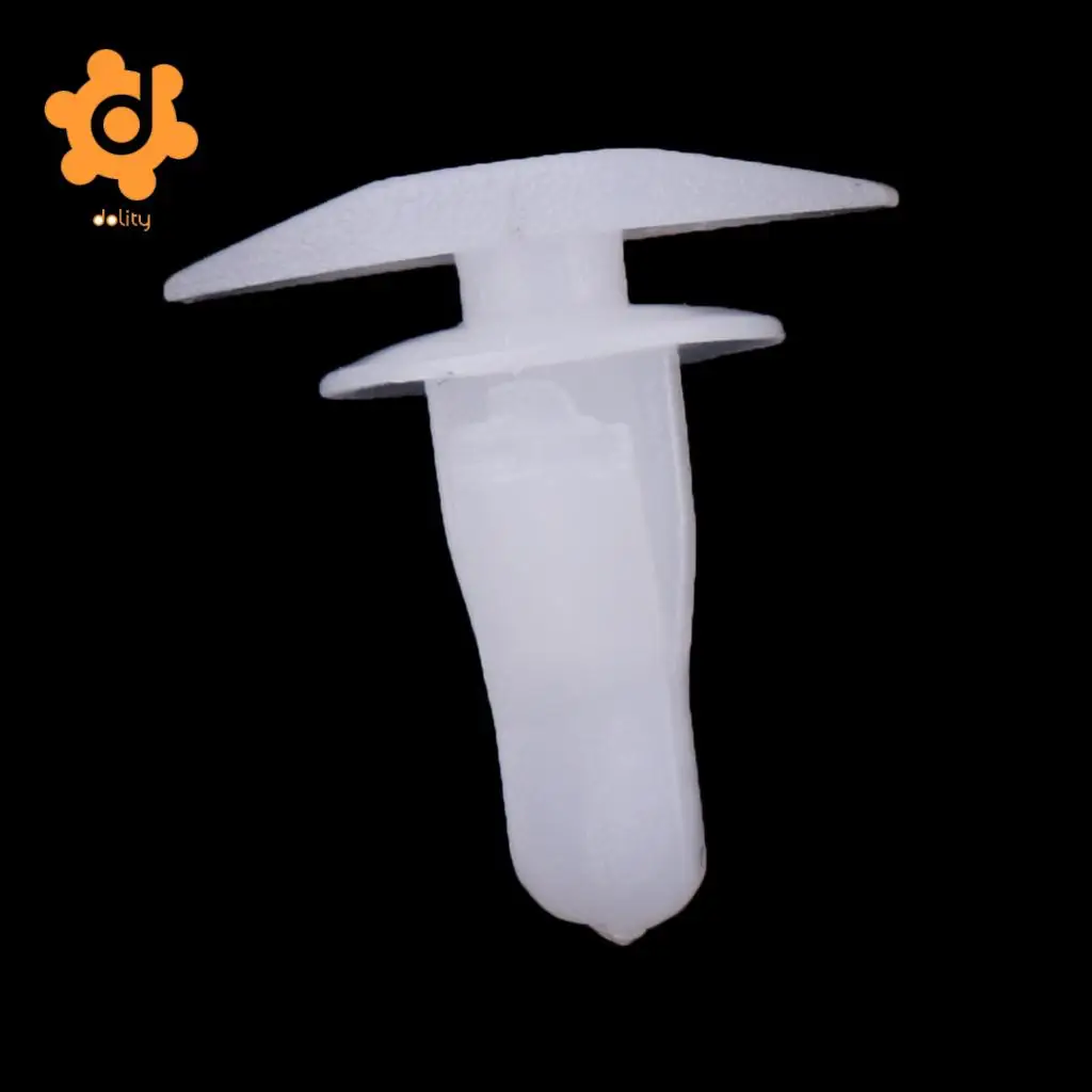 dolity 100 Pieces Car Door Sealing Strip Trim Panel Rivet Fastener 7.8mm Hole