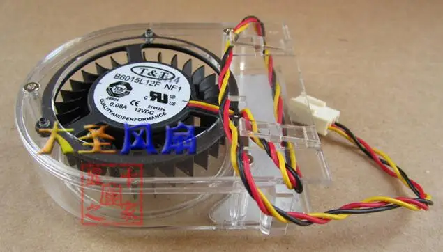 X48 B6015L12F NF1 12 V 0.08A три-проводное Охлаждение вентилятором плата охлаждающего вентилятора