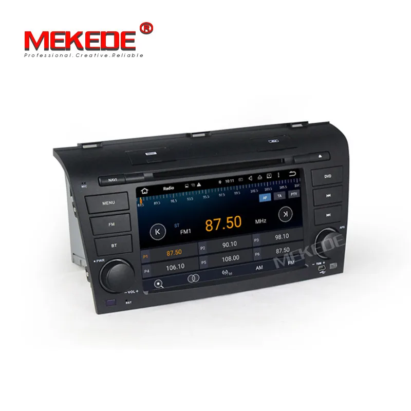 Cheap MEKEDE M518 7inch 2din Quad core pure android 7.1 car radio car gps dvd player for Mazda 3 2003-2009 support google playstore 5