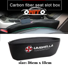 1 шт. сиденья авто щелевая ящик для хранения поймать Catcher карман для хранения перчатки сиденье разрез Gap Организатор Слот коробка для зонтика логотип