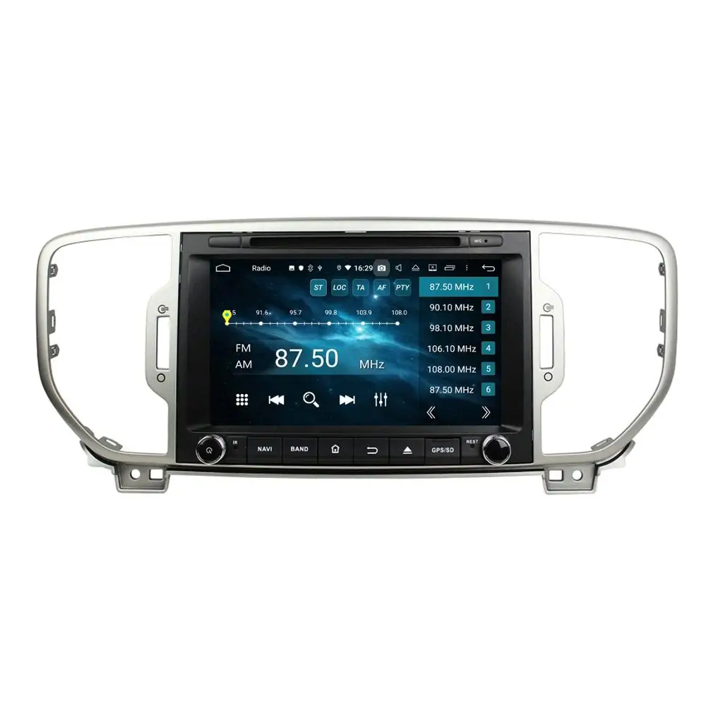 Flash Deal IPS Android 9.0 Octa Core 2din 8" Car DVD Player for Kia Sportage 2016 2017 Radio GPS 4GB RAM Bluetooth 4.2 WIFI USB 32GB ROM 2