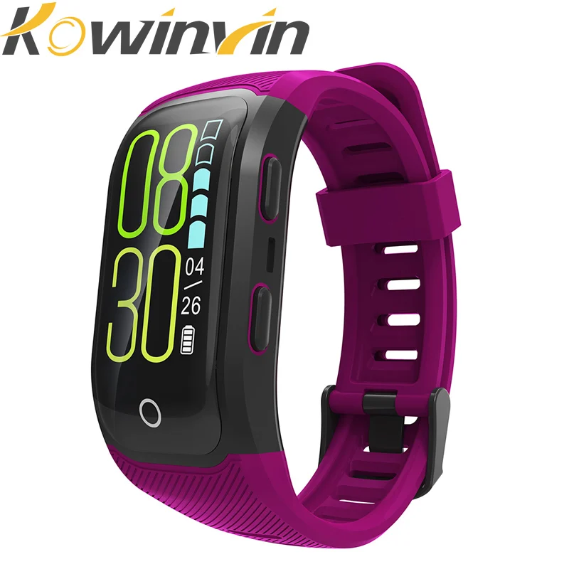 

Kowinvin S908 Plus Color Screen Activity Fitness Tracker Wristband Waterproof GPS Heart Rate Monitor G03 bracelet Smart Band
