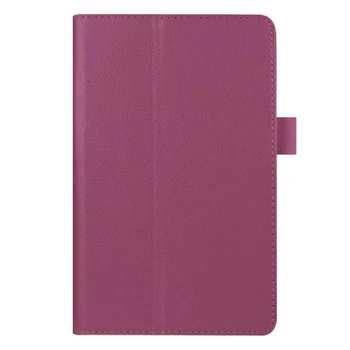 

For Amazon Kindle Fire HD 7 2015 Tablet PU Leather Case Stand Cover (Purple)
