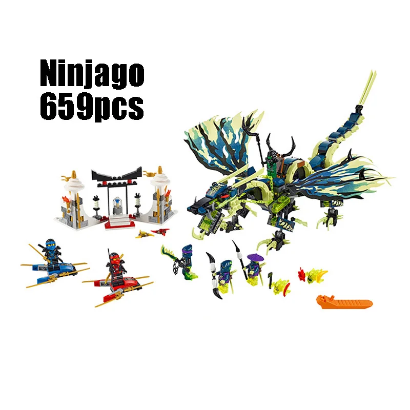 

Compatible Legoe Ninjagoes 70736 Lepin 06018 blocks Ninjago Figure Attack of the Morro Dragon toys for children building blocks