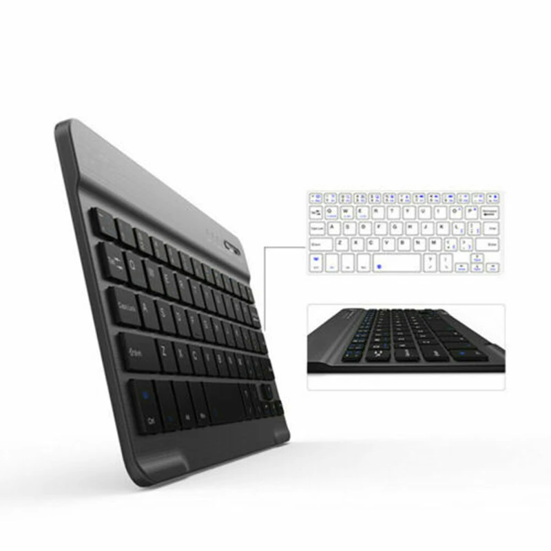 Bluetooth клавиатура для планшета 78 клавиш совместимый ipad samsung huawei Windows планшет с