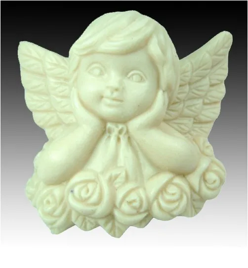 DIY Pondant cake decoration mold angel Pattern Clay Molds DIY Craft Molding Polyester Resin Casting Silicone molds