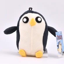 12-15cm tiempo de aventura juguetes de peluche con llavero Finn Jake pingüino Gunter Beemo BMO suave animal relleno muñecas colgante suministros de fiesta(China)
