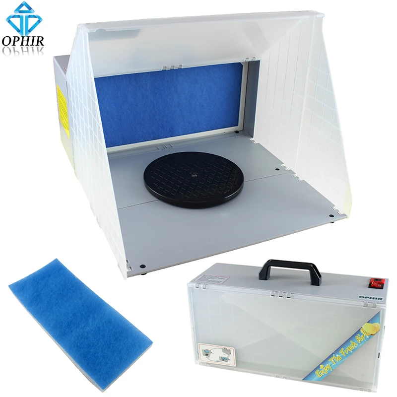 portable model spray booth filter