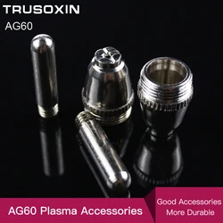 Couteau à Plasma à Air, torche de coupe AG 60/tête de pistolet, consommables pour CUT40/50/60A, accessoires électrodes, 20 pièces 