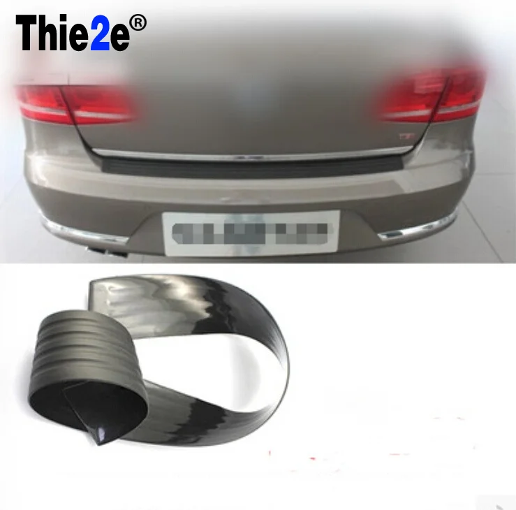 

Newest For Skoda Octavia A7 A5 Fabia Superb B6 Yeti Rapid Car Styling Black Rubber Rear Guard Bumper Protector Trim cover
