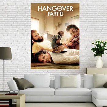 

Custom The Hangover wall poster Home Decor 30x45cm Canvas Silks for family decoration Canvas Fabric Print Poster