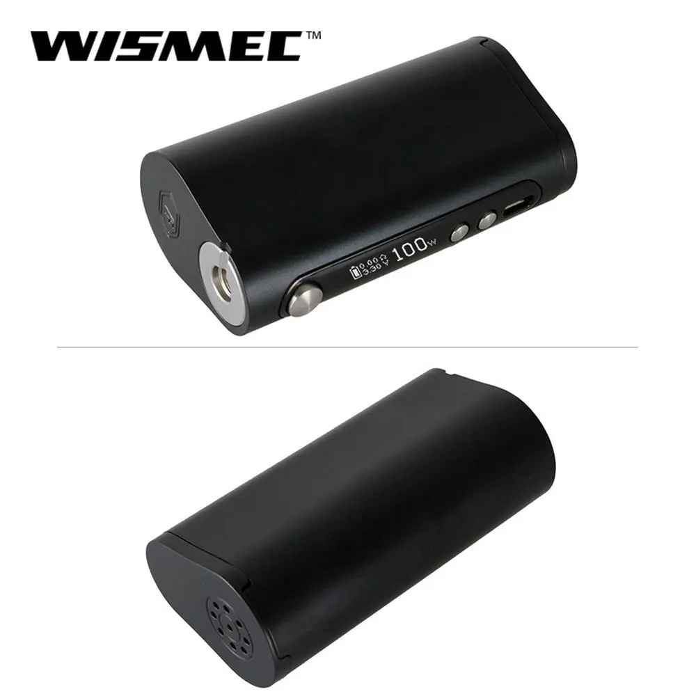Оригинальный Wismec Vaporflask Stout Mod 100 Вт TC/VW/Bypass vape электронная сигарета|Моды для