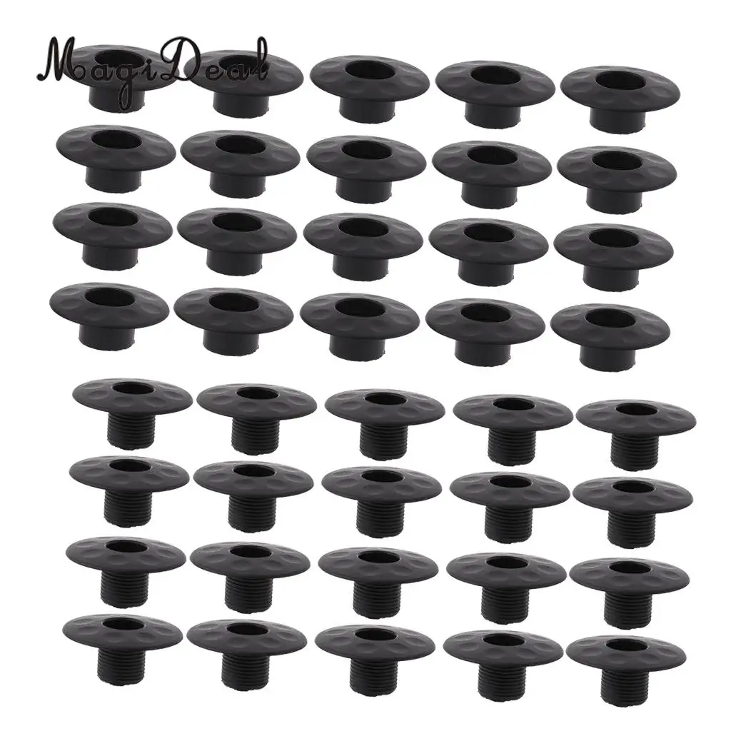 MagiDeal 20 Pieces Foosball Bearing Table Football Soccer Screw Thread