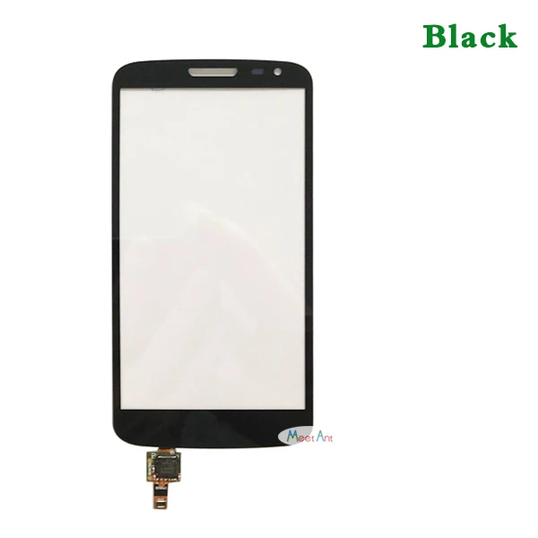 Замена высокого качества 4," для LG G2 Mini D618 D620 D621 D625 сенсорный экран дигитайзер сенсор внешняя Передняя стеклянная панель объектива - Цвет: Черный