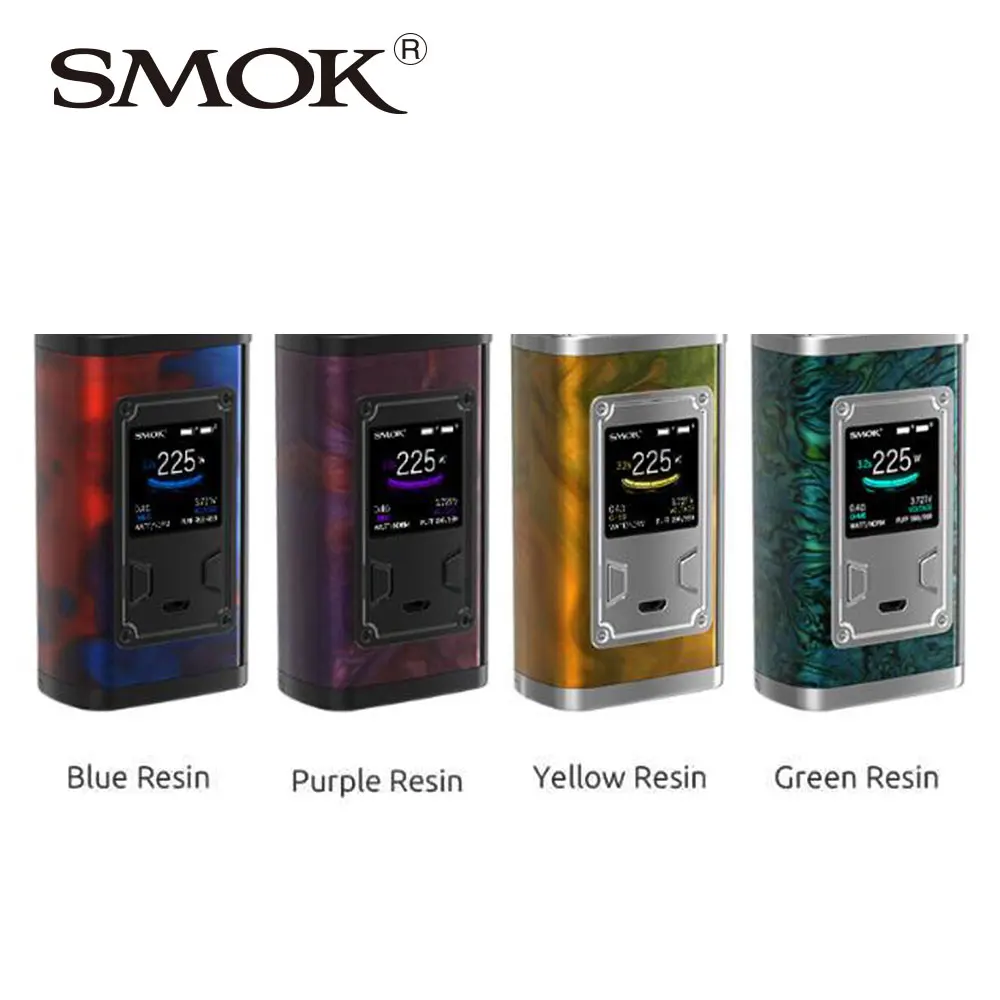 Оригинал SMOK величество 225 Вт TC поле MOD Вт W/18650 максимальный выход без 225 батарея электронная сигарета SMOK величество vs Smok Mag