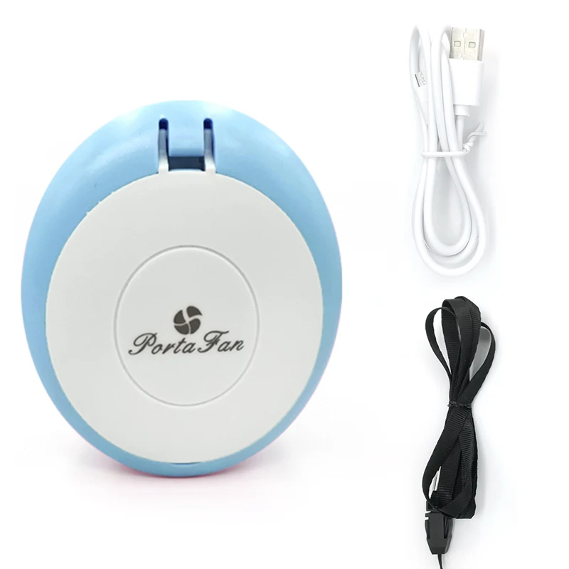 blue Yelix сушилка для наращивания ресниц USB мини-портативный вентилятор с зеркалом переносной и Перезаряжаемый 2 шестерни скорость воздуходувка макияж - Цвет: blue
