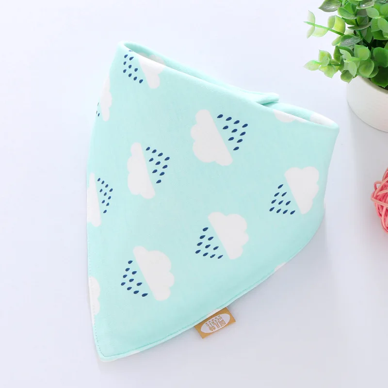 

Baby bib waterproof triangle cotton cartoon children cartoon animal bib novelty sports bib newborn absorbent cloth baby bib