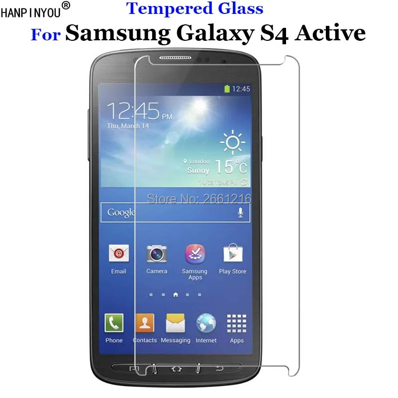 S4 Attivo Vetro Temperato 9 H 2.5D Premium Protezione Dello Schermo Pellicola Per Samsung Galaxy S4 I9295 Attivo I537 5.0"