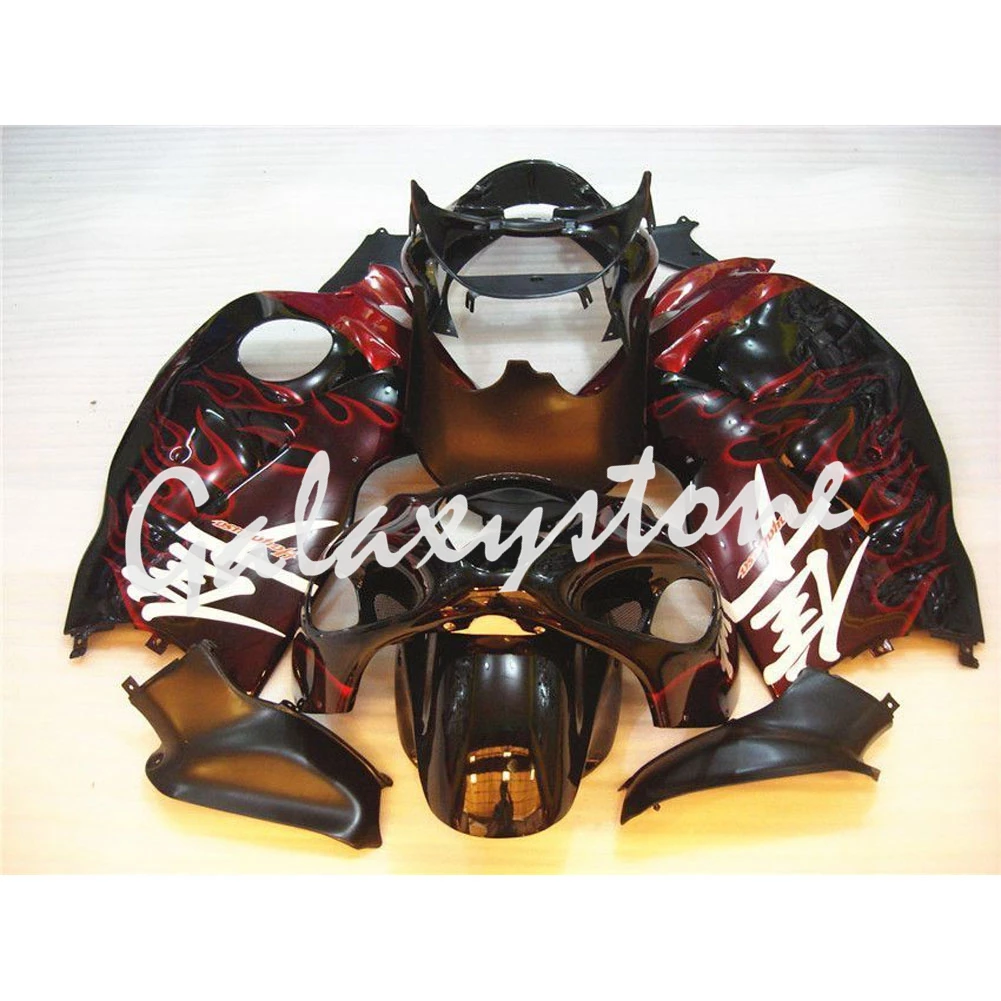 

ABS Molding Fairing Bodywork Fit for Suzuki Hayabusa GSXR1300 1997-2007 Black&Red