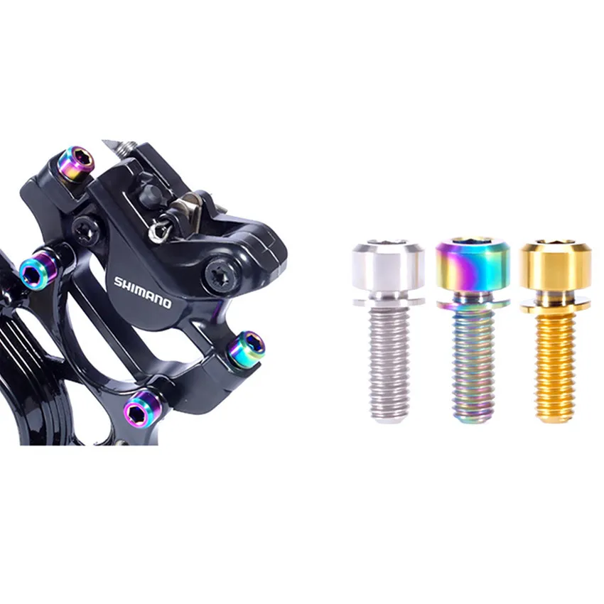 Титановые болты для shimano XT/XTR коленчатый замок Scre M6 X 16 мм 18 20 с невыпадающей