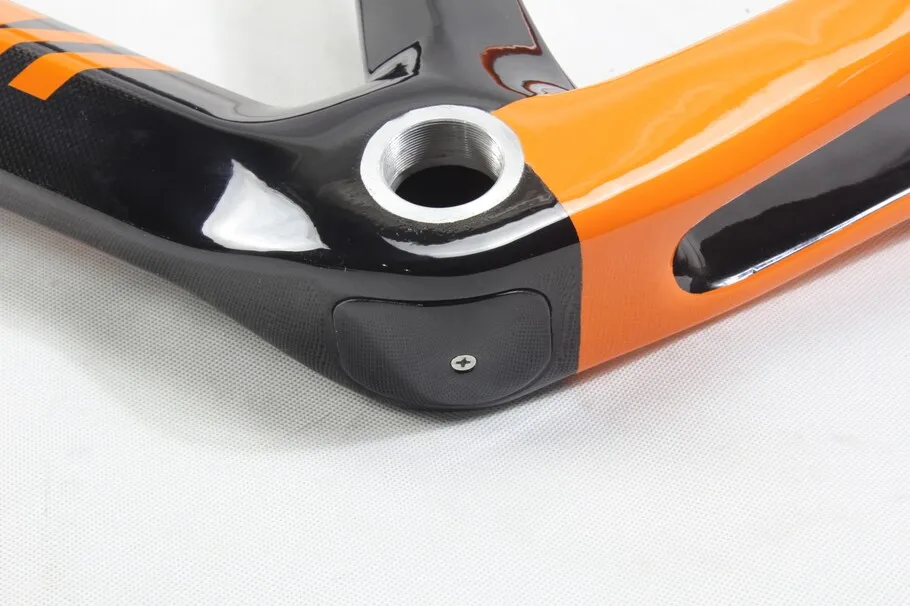 Best Hot sell Orange Cipollini NK1K Matte/Glossy Carbon Frame ROAD Bike/Bicycle rb1000 Frame 3K 1k Weave 9