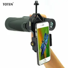 TOTEN Universal Cell font b Phone b font Adapter Mount Monocular Binoculars Spotting Scope Bracket Eyepiece